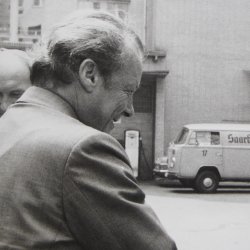 Bundeskanzler Willy Brandt in Saarbrücken (1970)